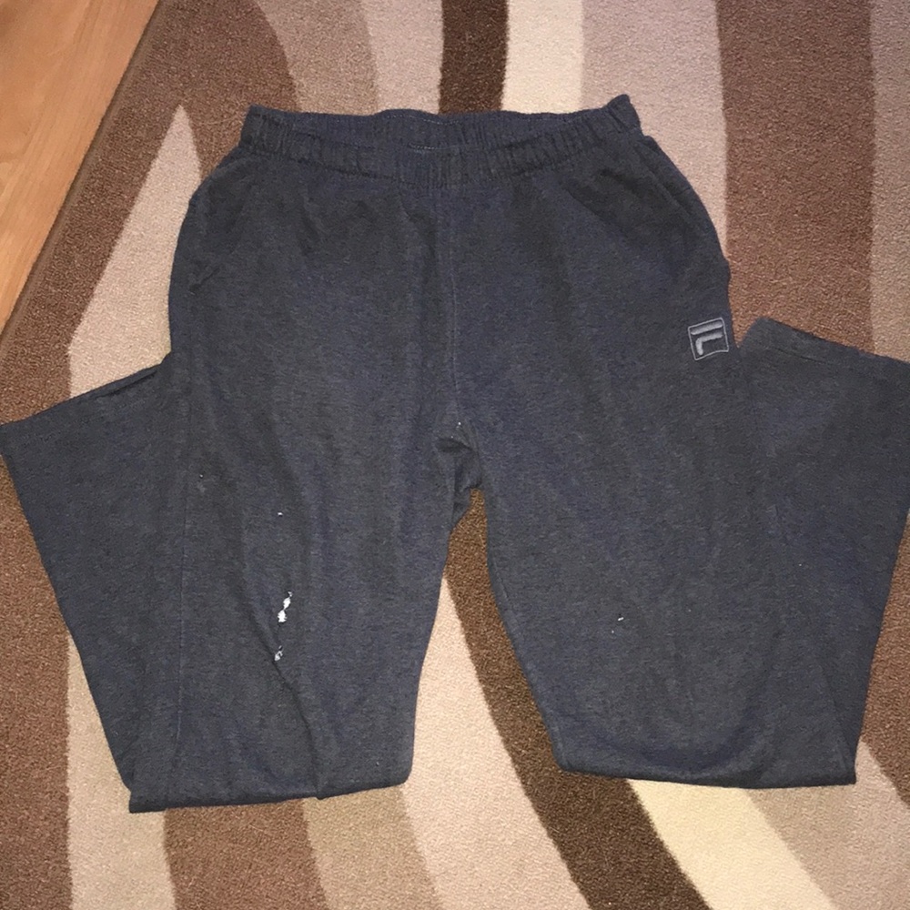 Fila Dark Grey sports sweat pants